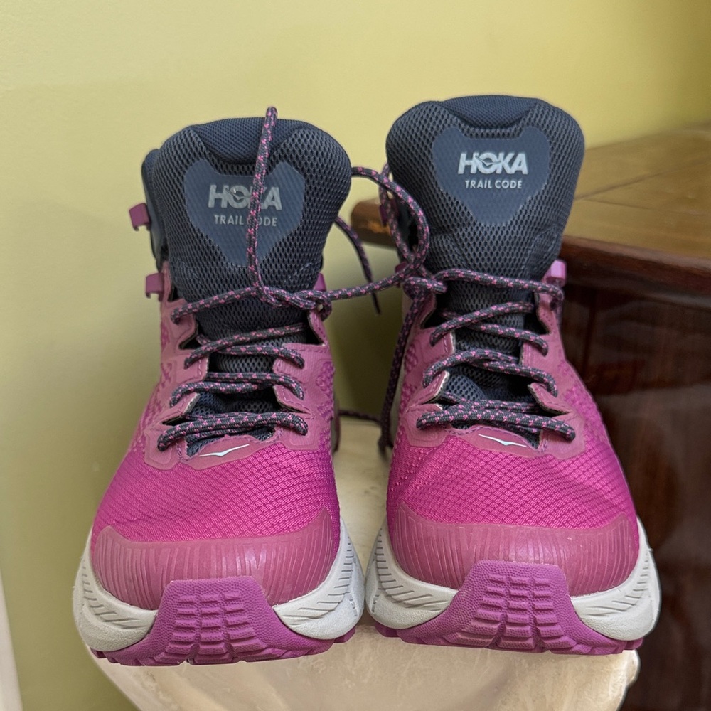 Hoka trail women hiking boot size 9.5 Bwomen H26N11 - Picture 3 of 8